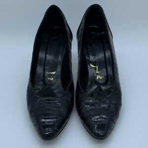 Vintage Real Crocodile YSL pumps